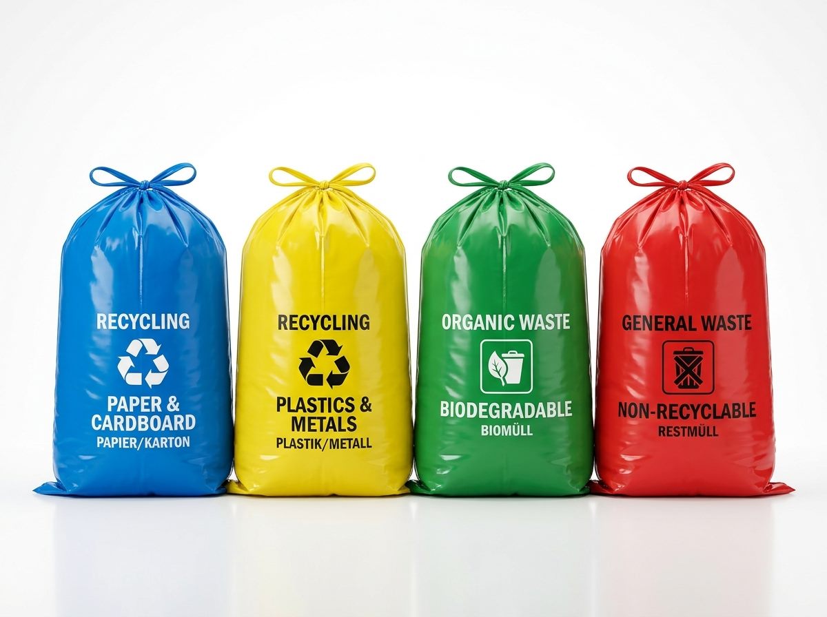 Colored Garbage Bags